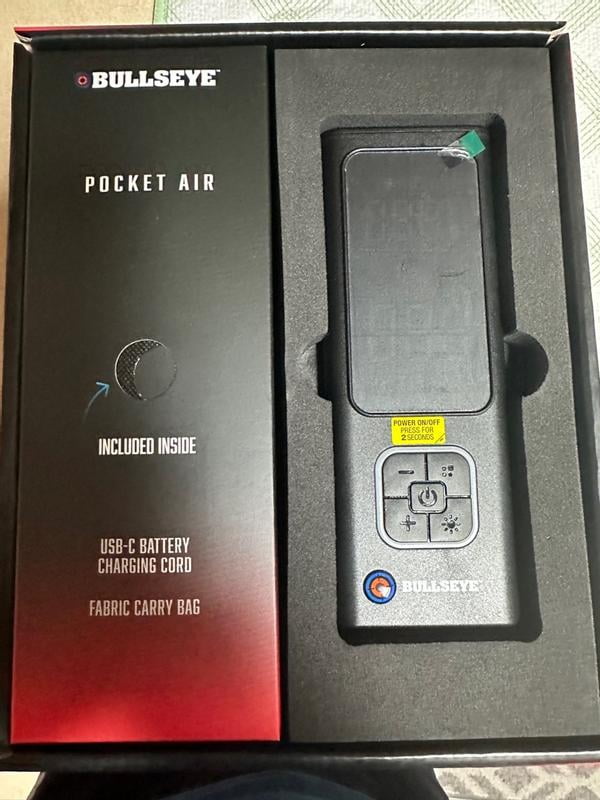 Bullseye Pocket Air Tire Inflator Powerbank 100 PSI Electric Air