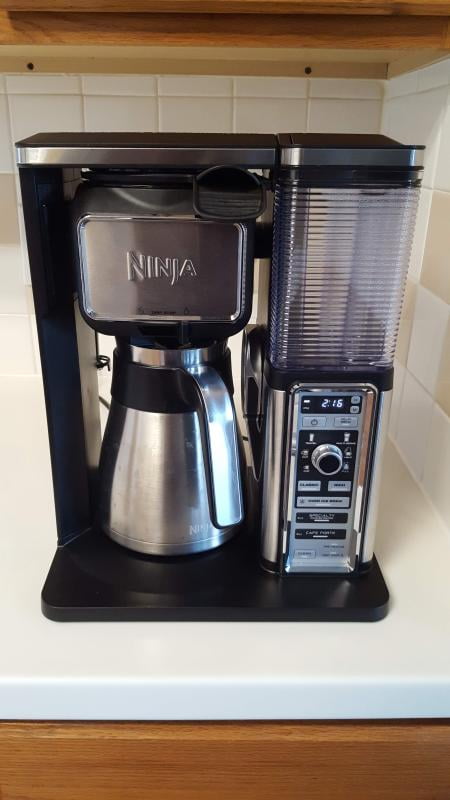 Coffee Bar System Ninja Coffee Maker Milk Frother w Glass Carafe CF090 -  household items - by owner - housewares sale