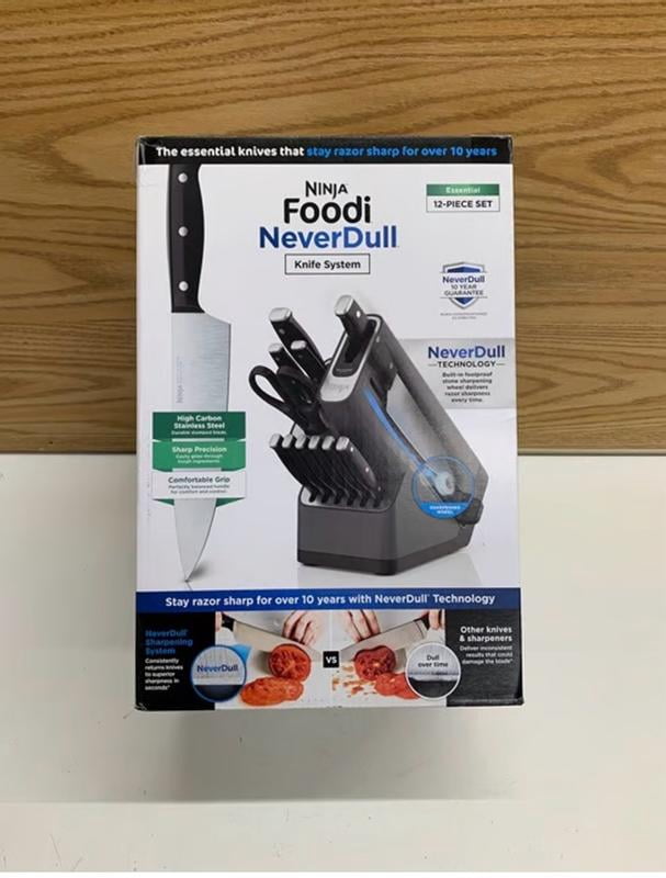 Ninja Foodi NeverDull 12 Pc Knife System, German Stainless Steel