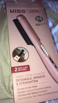 kiss hair straightener comb