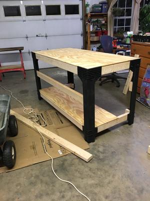 Details about   2x4basics WorkBench Legs with ShelfLinks Lumber and tools not included 