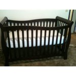 Carter S Child Of Mine 4 In 1 Convertible Crib Chocolate Walmart