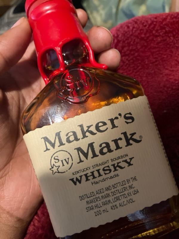 Maker's Mark, Straight Bourbon, 375 ml Bottle, 45% ABV - Walmart.com