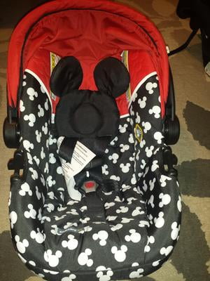 mickey mouse car seat and stroller set