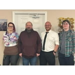 George Men's Solid Black Slim Necktie, One Size