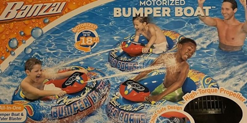 Customer reviews for Banzai Aqua Blast Motorized Bumper Boat