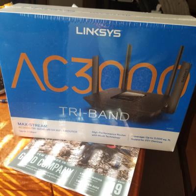 Linksys Max Stream Tri Band Ac3000 Wifi Router Black Mr9000 Walmart Com Walmart Com