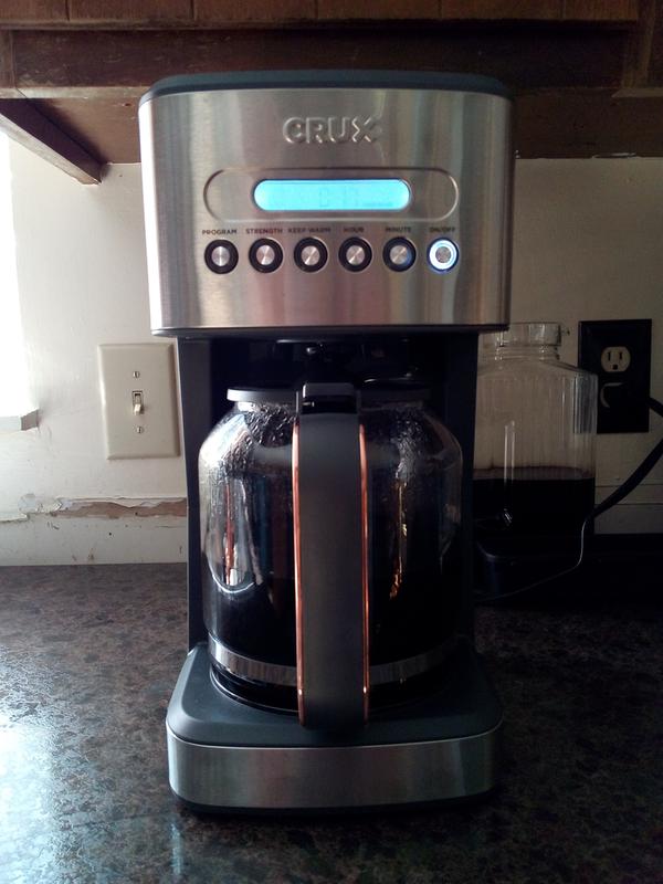 crux coffee maker 14 cup