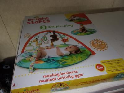 bright starts monkey business musical activity gym
