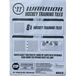 Warrior Hockey Training Tiles - 8 Pieces - Interlocking 12" x 12" Plastic Tiles
