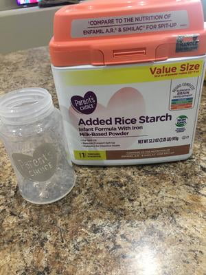 Parents choice formula with rice best sale starch