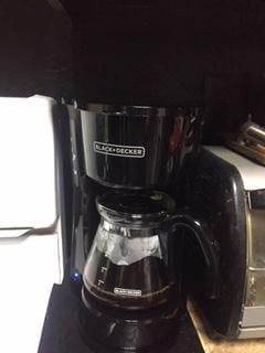 BLACK+DECKER 5-Cup Black Coffeemaker – Monsecta Depot