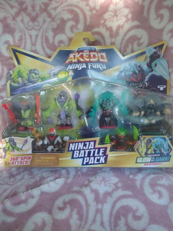 Legends of Akedo Ninja Fury Battle Pack Action Figure Set