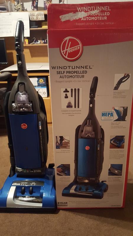 Hoover Windtunnel Self Propelled Bagged Upright Vacuum U6485900 Hoover Windtunnel Self Propelled Bagged Upright Vacuum U6485900