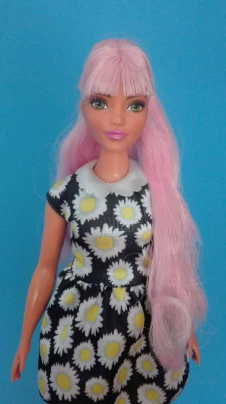Oefenen Actuator zakdoek Barbie Fashionistas Doll Daisy Pop, Curvy Body, Pink Hair - Walmart.com