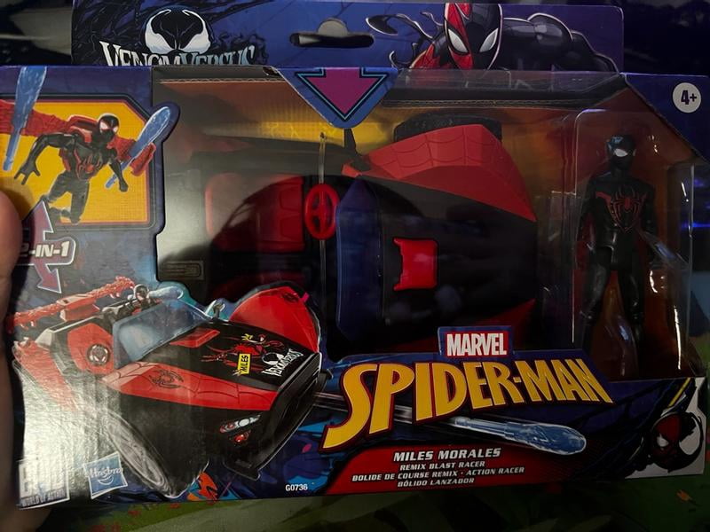 Marvel Spider-Man VenomVersus Miles Morales Action Racer – Figur & Auto Für Actiongeladene Abenteuer Ab 4 Jahren
