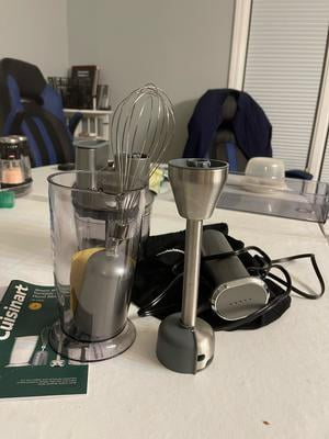 Cuisinart 多機能ブレンダー 黒 約1.5L Cuisinart Variable Speed Immersion Hand Blender, Smart Power with