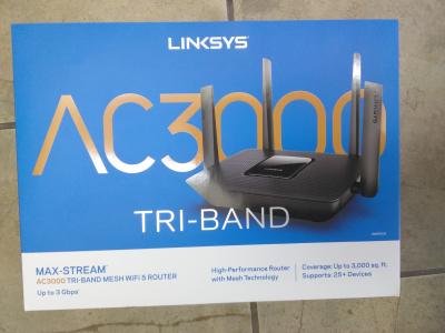 Linksys Max Stream Tri Band Ac3000 Wifi Router Black Mr9000 Walmart Com Walmart Com