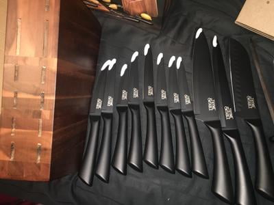 Thyme & Table Knife Set 13-Piece Kitchen Slim Block Stainless