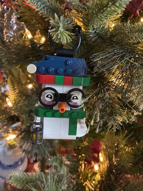 LEGO, Snowman Ornaments, 40812, Multicolor, Holiday Decor