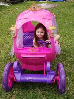 pink carriage power wheels