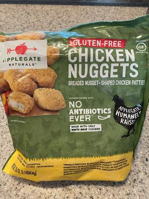 Applegate Natural Gluten Free Chicken Nuggets 16oz Frozen Walmart Com Walmart Com