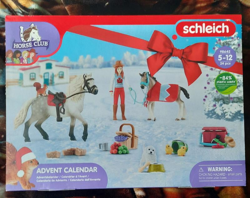 Schleich Horse Club Advent Calendar Toy with Rider Doll & 3 Horse