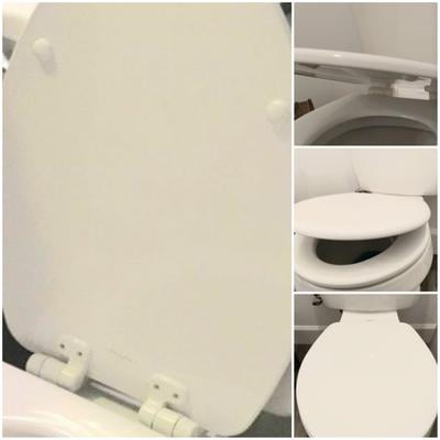 Mayfair Slow Close Elongated Enameled Wood Toilet Seat In White With Top Tite Sta Com - Bemis Toilet Seat Directions