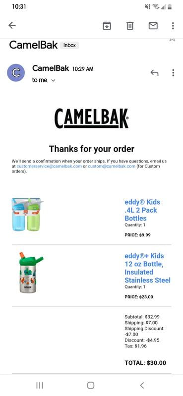 Eddy®+ Kids 12 oz Bottle, Insulated Stainless Steel CamelBack