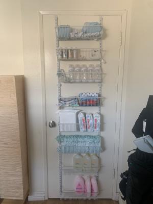 Closetmaid Over The Door Basket Organizer White Walmart Com