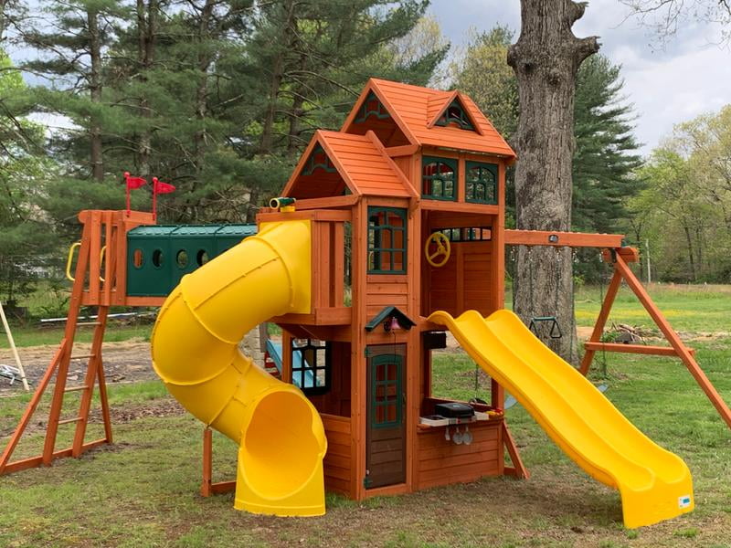 Adventure Ridge Wooden Playset by 