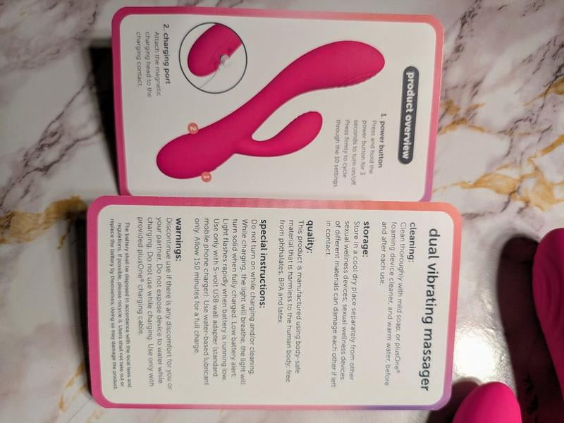 plusOne dual vibrating massager - Walmart.ca