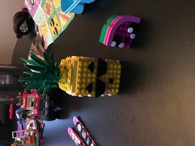 LEGO DOTS Pineapple Pencil Holder • Set 41906 • SetDB