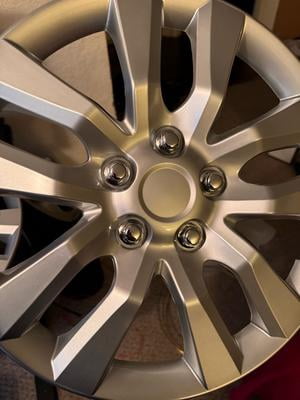 X AUTOHAUX Adesivi Copricerchioni Per Auto Diametro 56 Mm | 4 Pezzi Con Nastro Adesivo Per Decorare Le Ruote - 6