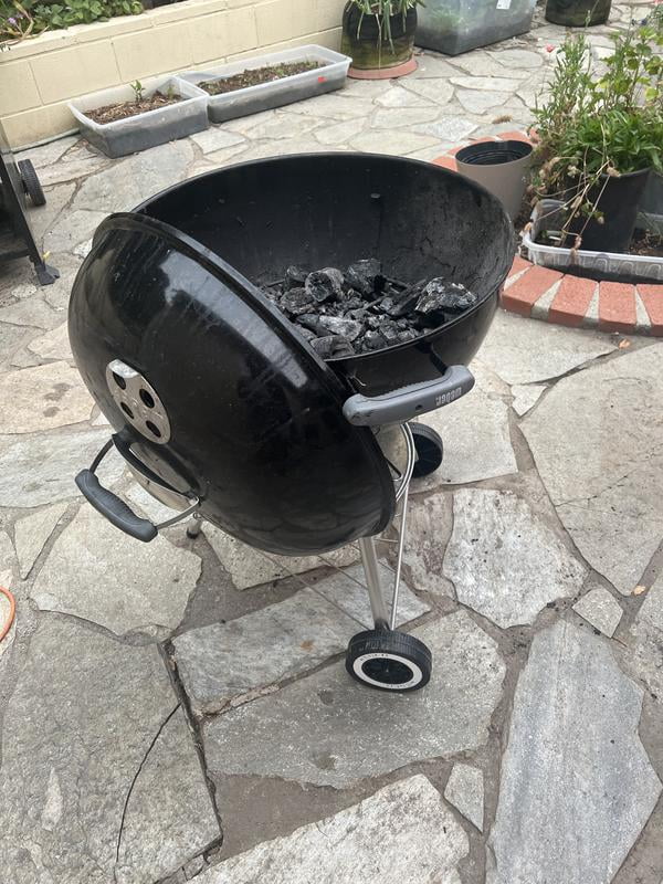 Weber Original Kettle 22-Inch Charcoal Grill, Black - Customer