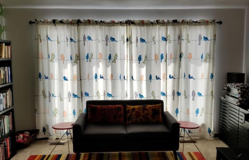 Rowley Birds Room Darkening Window Curtain Panels Walmart Com