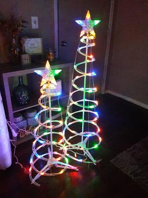 spiral multi color tree