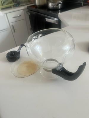 Customer reviews for Glass Stove Top Whistling Tea Kettle, 12 Cup/48oz,  German Made Borosilicate Glass | Walmart.com