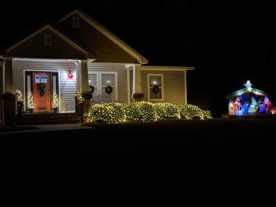 Indoor/Outdoor 150-Count LED Christmas Net Lights, Multicolor, 6
