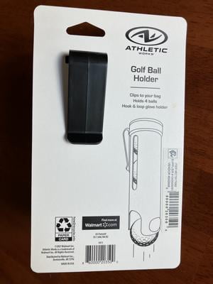 Athletic Works Golf Ball Holder - Storage for 4 Balls - Practice