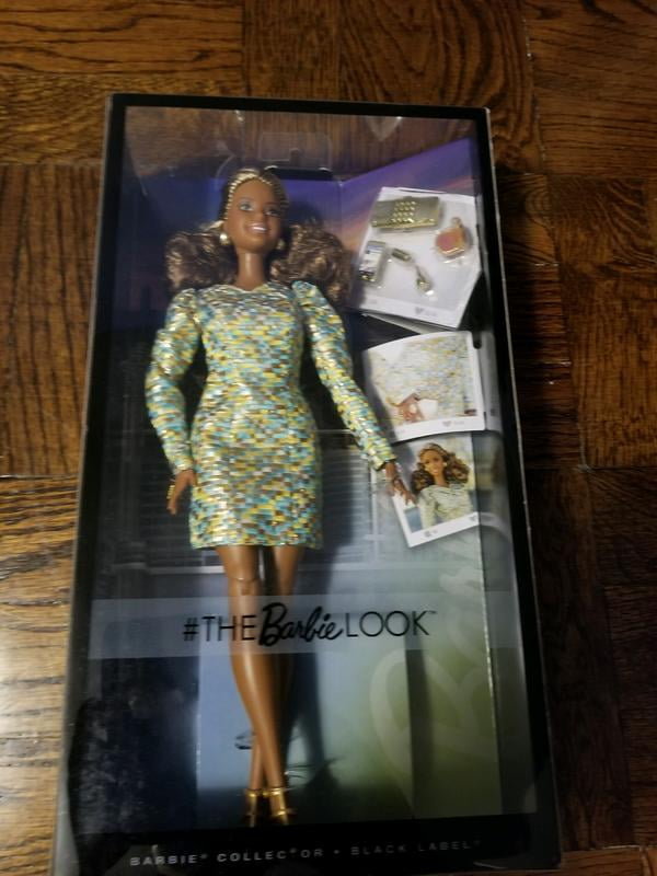 barbie the look metallic mini doll