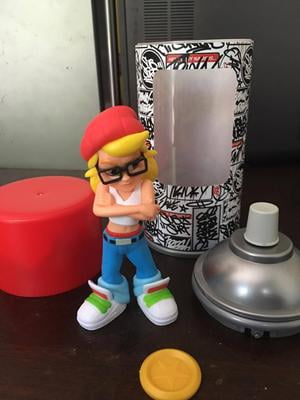 Subway Surfers Toy Mobile Game Train Surf Spray Paint Can Tricky Action  Figure