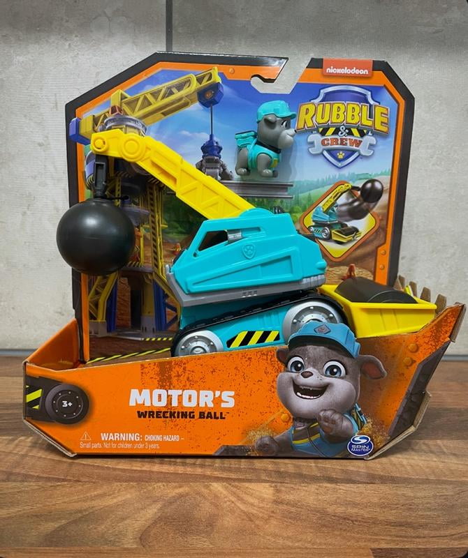 Auntie Crane PAW Patrol Rubble Crew Motor's Wrecking Ball