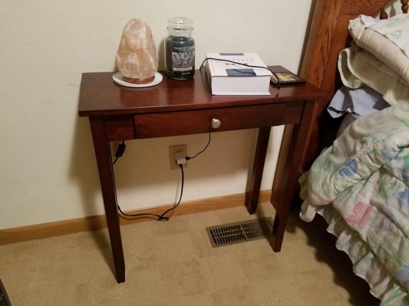 Dhp Rosewood Console Table Coffee Brown Walmart Com