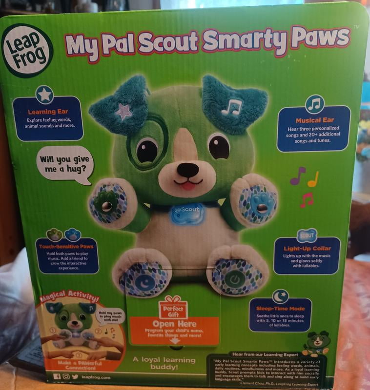 Juguete Relajante LeapFrog Scout Smarty Paws Para Bebés (6-36 Meses) - Luces, Música, Modo Nocturno, Personalizable Juguete Relajante LeapFrog Scout Smarty Paws Para Bebés (6-36 Meses) - Luces, Música, Modo Nocturno, Personalizable