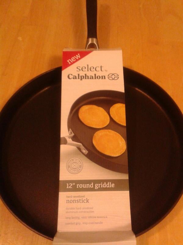 Calphalon Hard Anodized Non-Stick 12in Round Grill Pan SHOWS WEAR – The  Puzzle Piece
