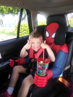 walmart spiderman car seat
