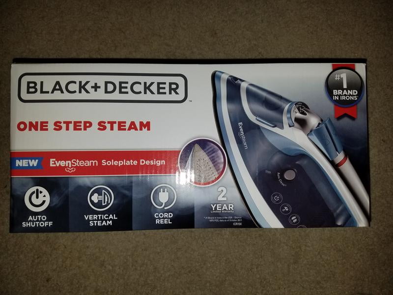 Black+decker Black and Decker One Step Steam Iron, Gray