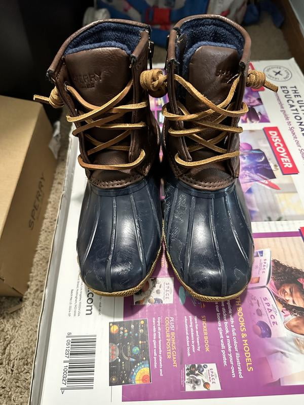 SPERRY BIG KIDS UNISEX BATTEN BOOTS TAN SIZE 6 NEW