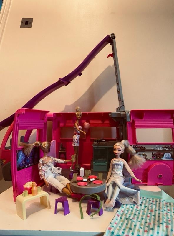 Barbie Ultimate RV DreamCamper Playset with Pool Slide Accessories for Ages 3 Walmart